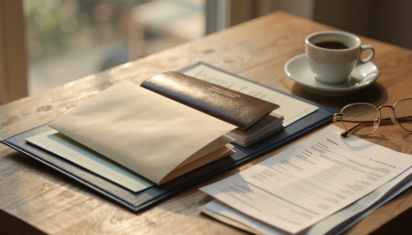 Elective residency visa Italy application documents: passport, bank and pension statements