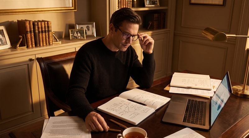 Startup founders reviewing proactive accounting setup and financial planning documents