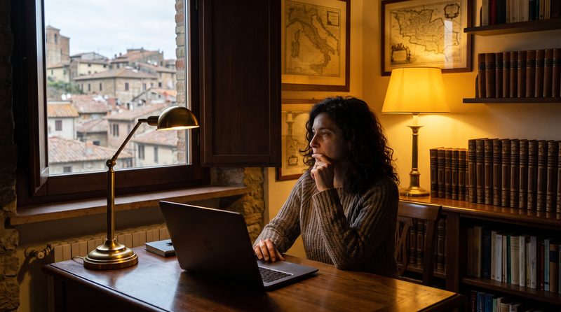 Italian freelancer reviewing Partita IVA registration requirements and tax risks